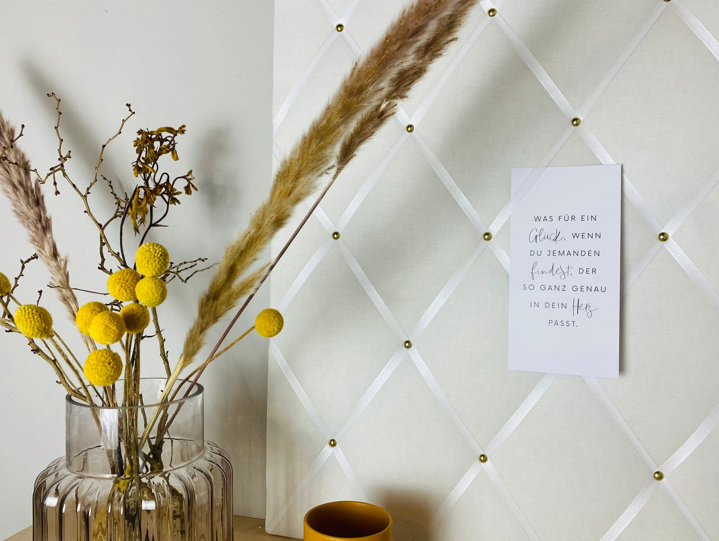 Memoboard weiß Wunschgröße