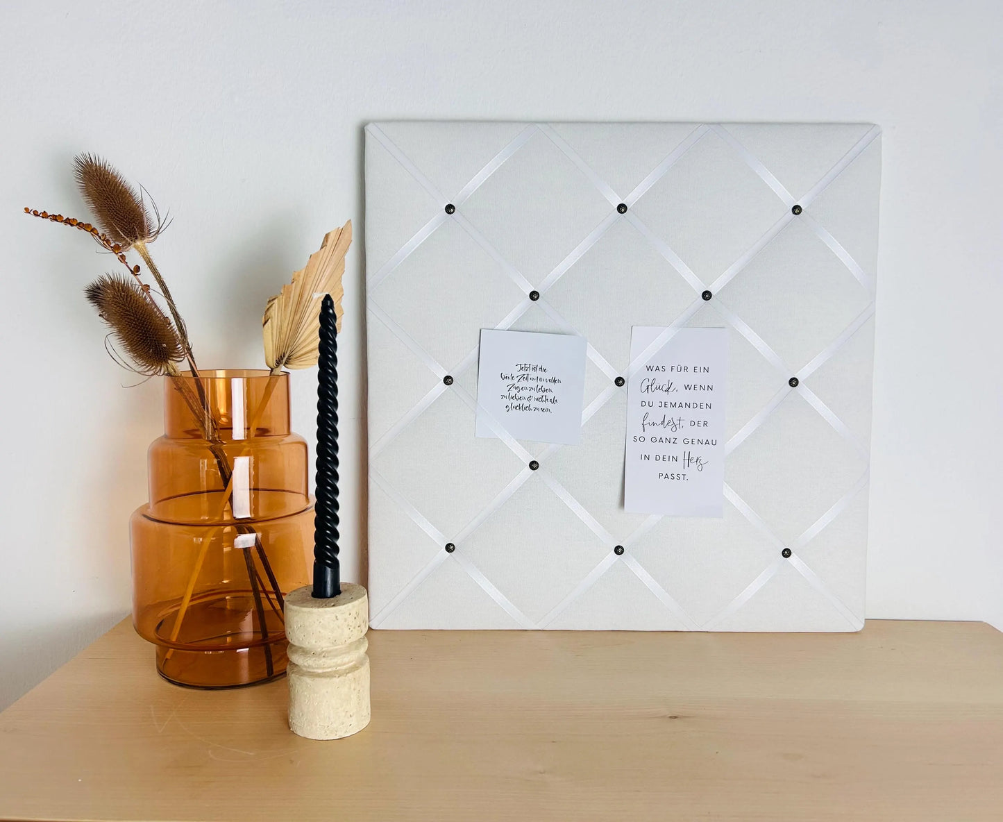 Memoboard weiß Wunschgröße