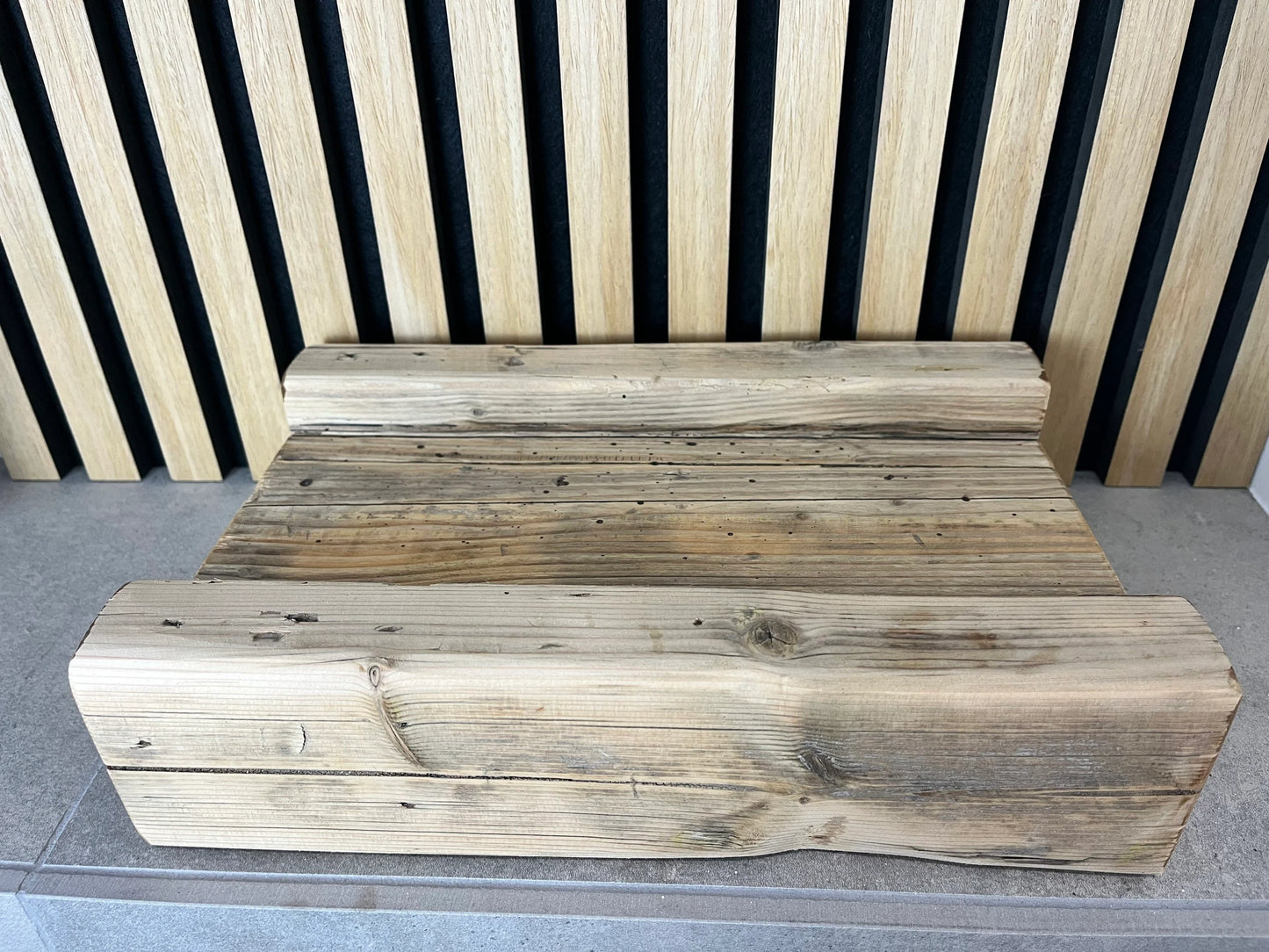 Upcycling Schalungsträger Holzdeko Tablett