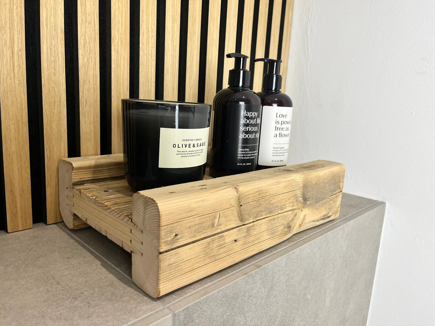 Upcycling Schalungsträger Holzdeko Tablett