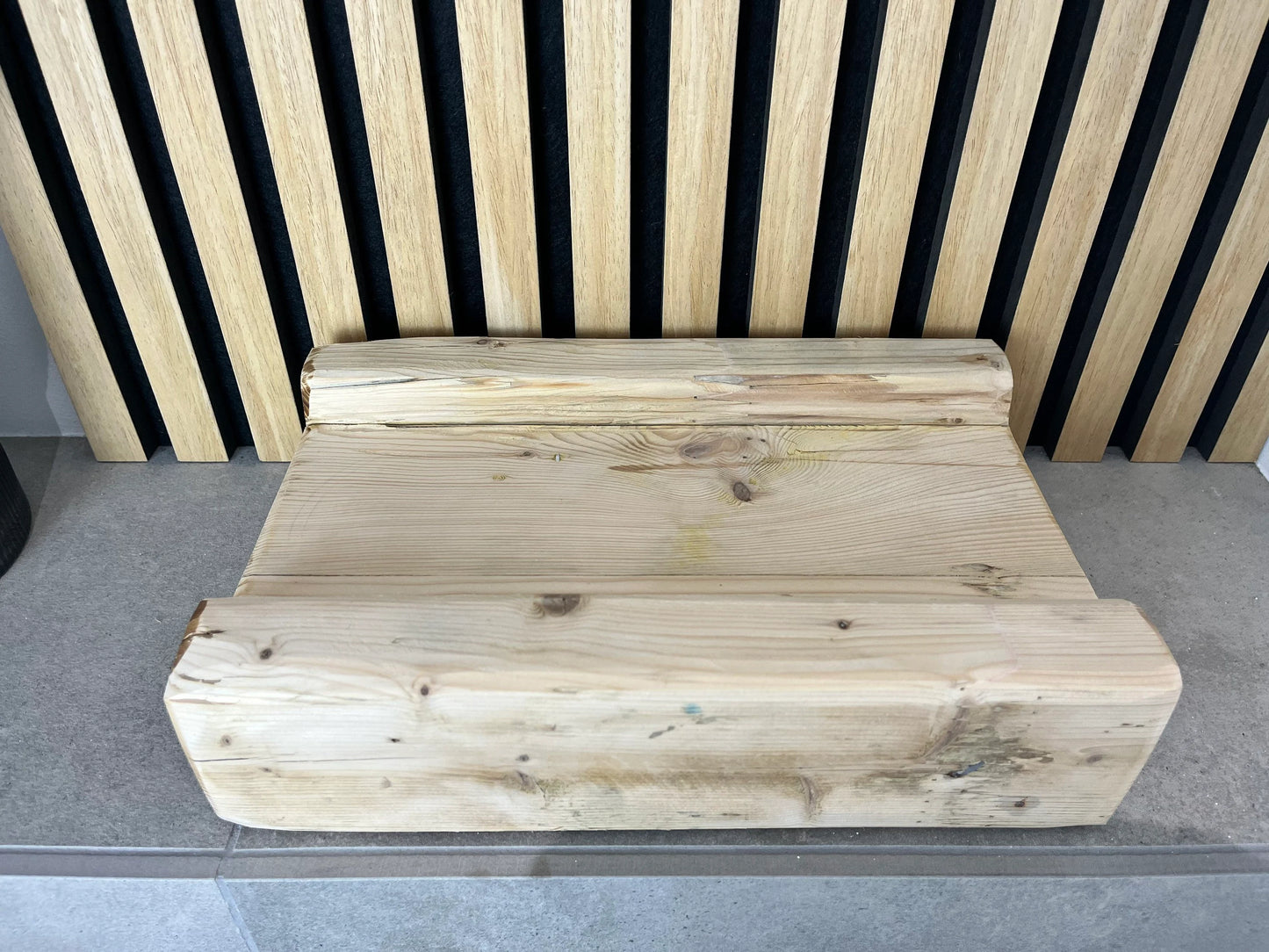 Upcycling Schalungsträger Holzdeko Tablett