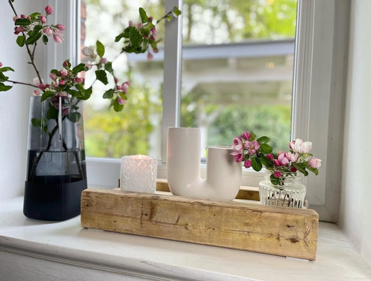 Upcycling Schalungsträger Holzdeko Tablett