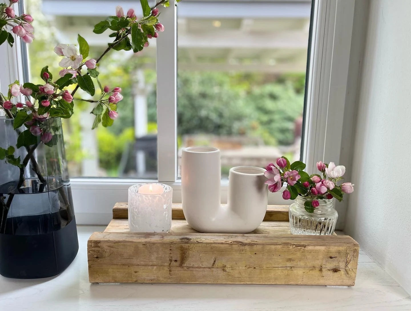 Upcycling Schalungsträger Holzdeko Tablett