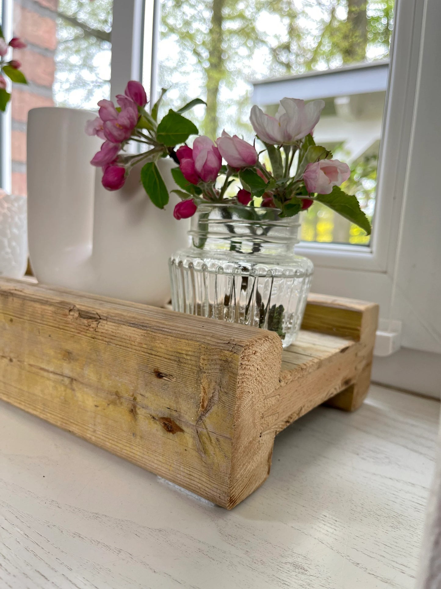 Upcycling Schalungsträger Holzdeko Tablett