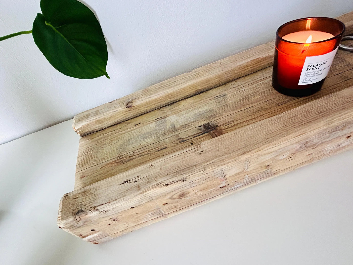 Upcycling Schalungsträger Holzdeko Tablett