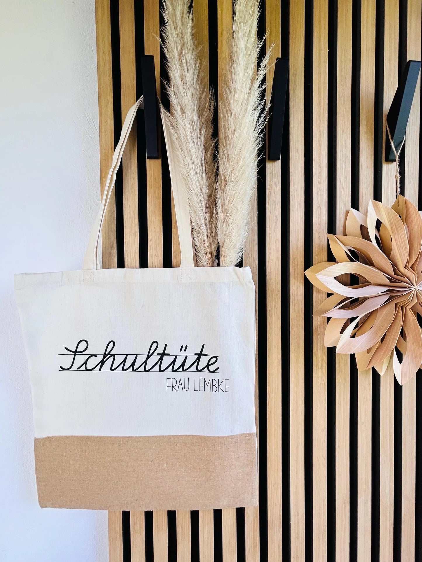 Jutetasche Schultüte Geschenk Lehrer Lehrerin