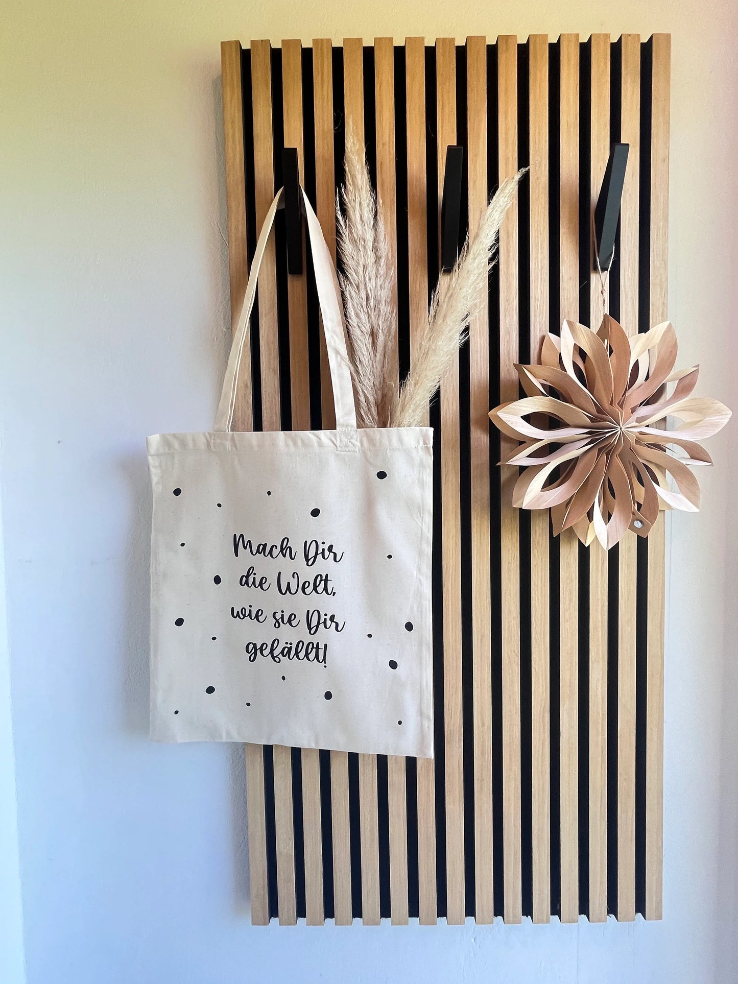 Jutetasche Shopper Mach Dir die Welt…