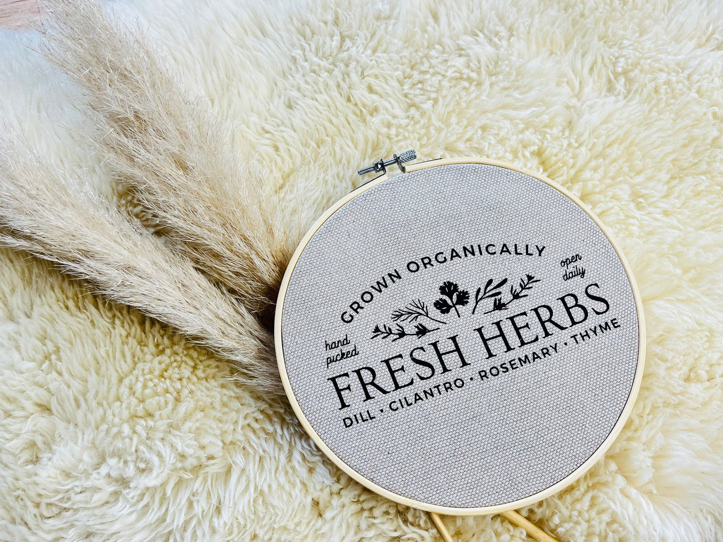 Stickrahmen scandi FRESH HERBS