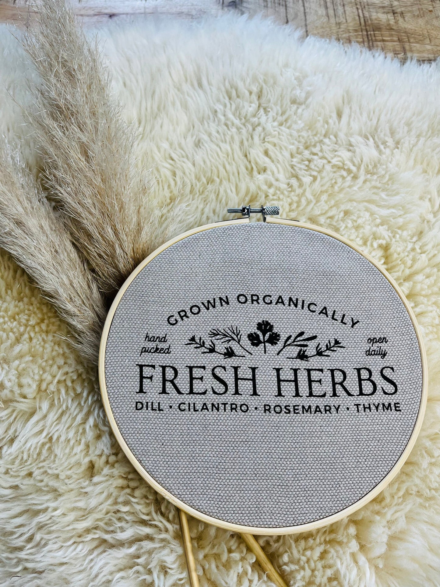 Stickrahmen scandi FRESH HERBS