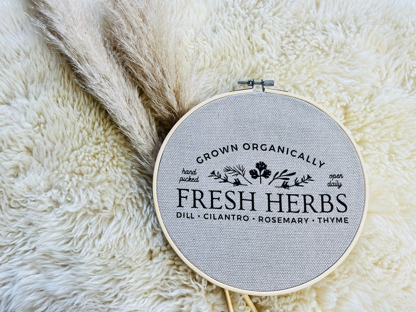 Stickrahmen scandi FRESH HERBS