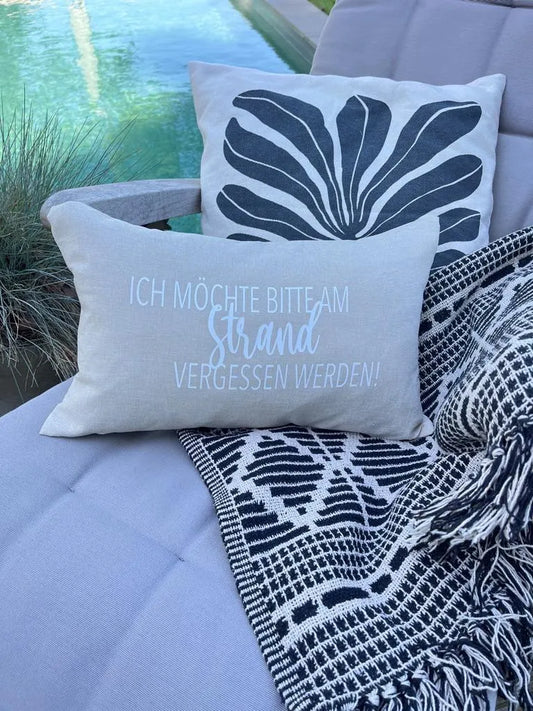 Strandkissen Outdoor beige