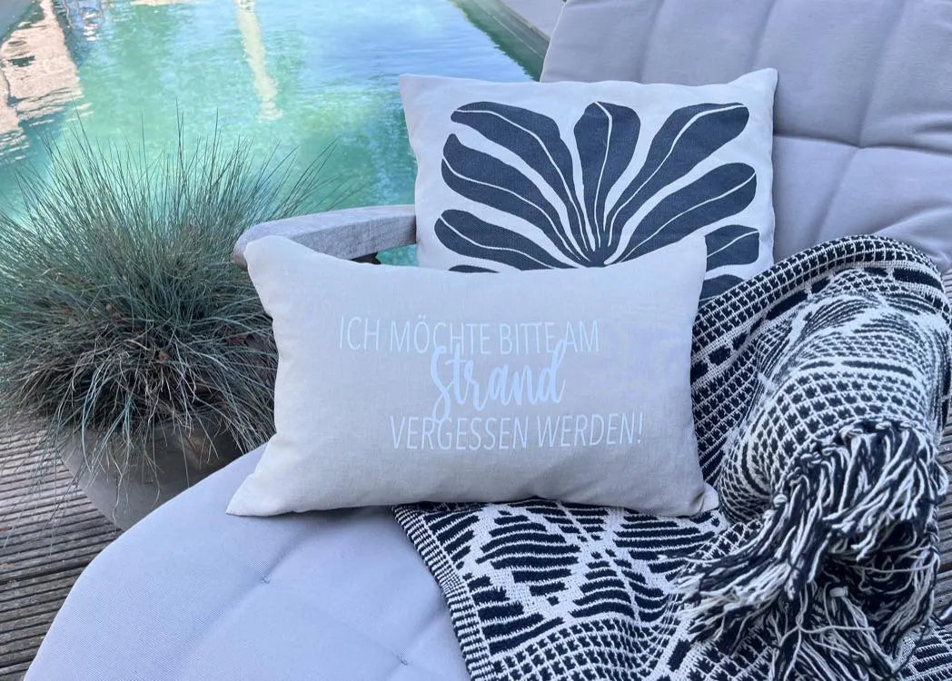 Strandkissen Outdoor beige