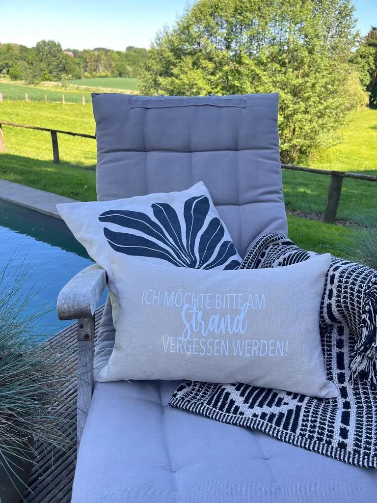 Strandkissen Outdoor beige