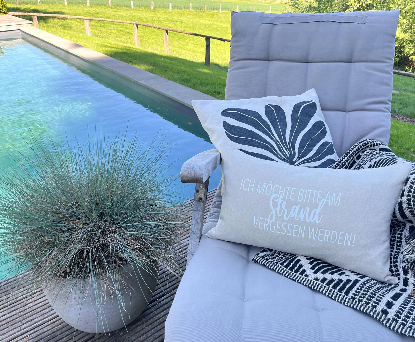 Strandkissen Outdoor beige