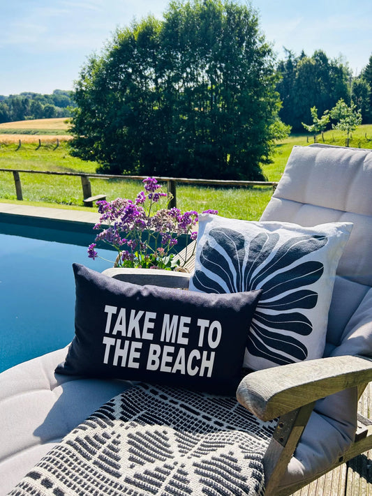 Strandkissen Take me to the beach