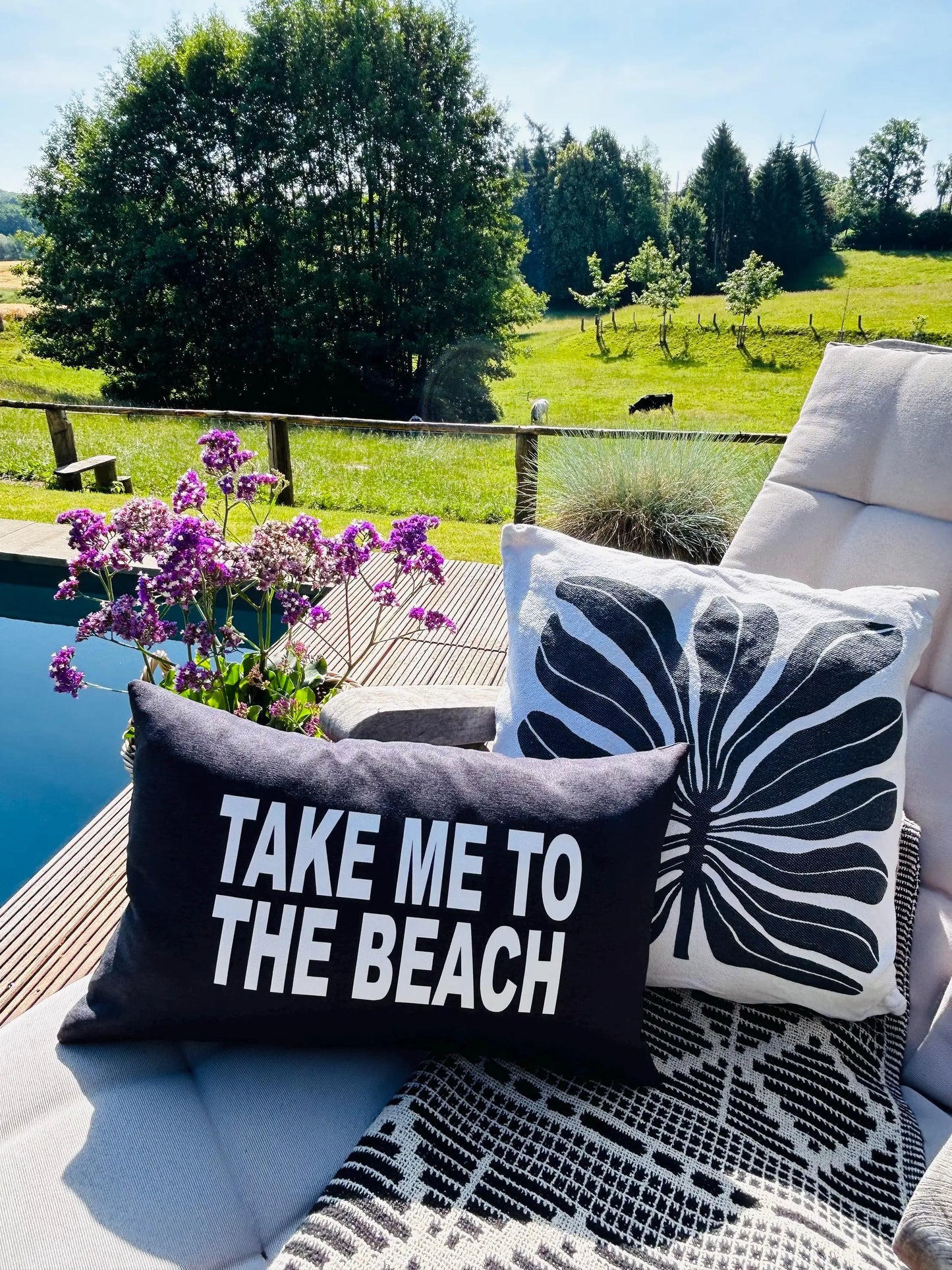 Strandkissen Take me to the beach