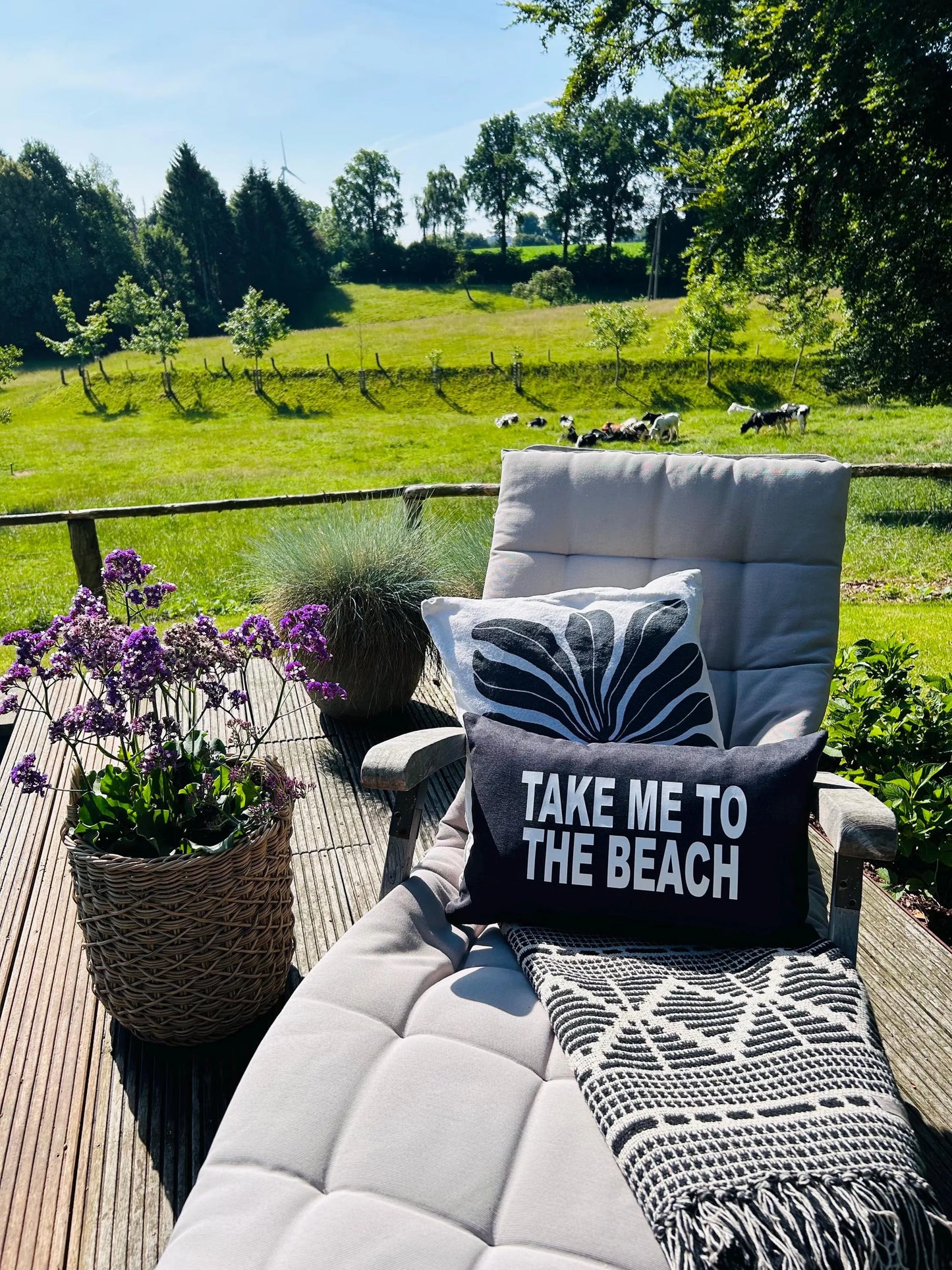 Strandkissen Take me to the beach