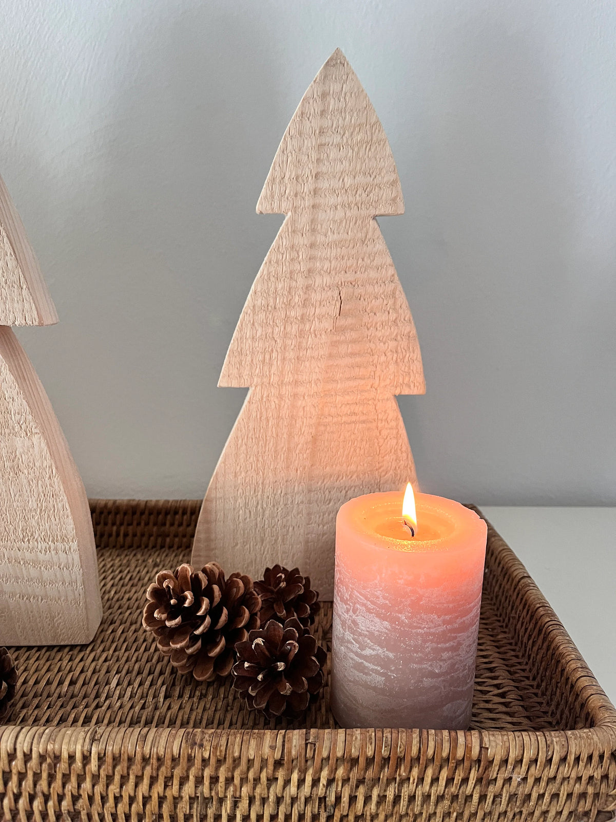 Tannenbäume Holz rustikal