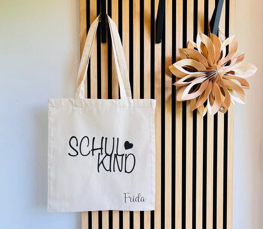Jutetasche Schulkind personalisiert Einschulung