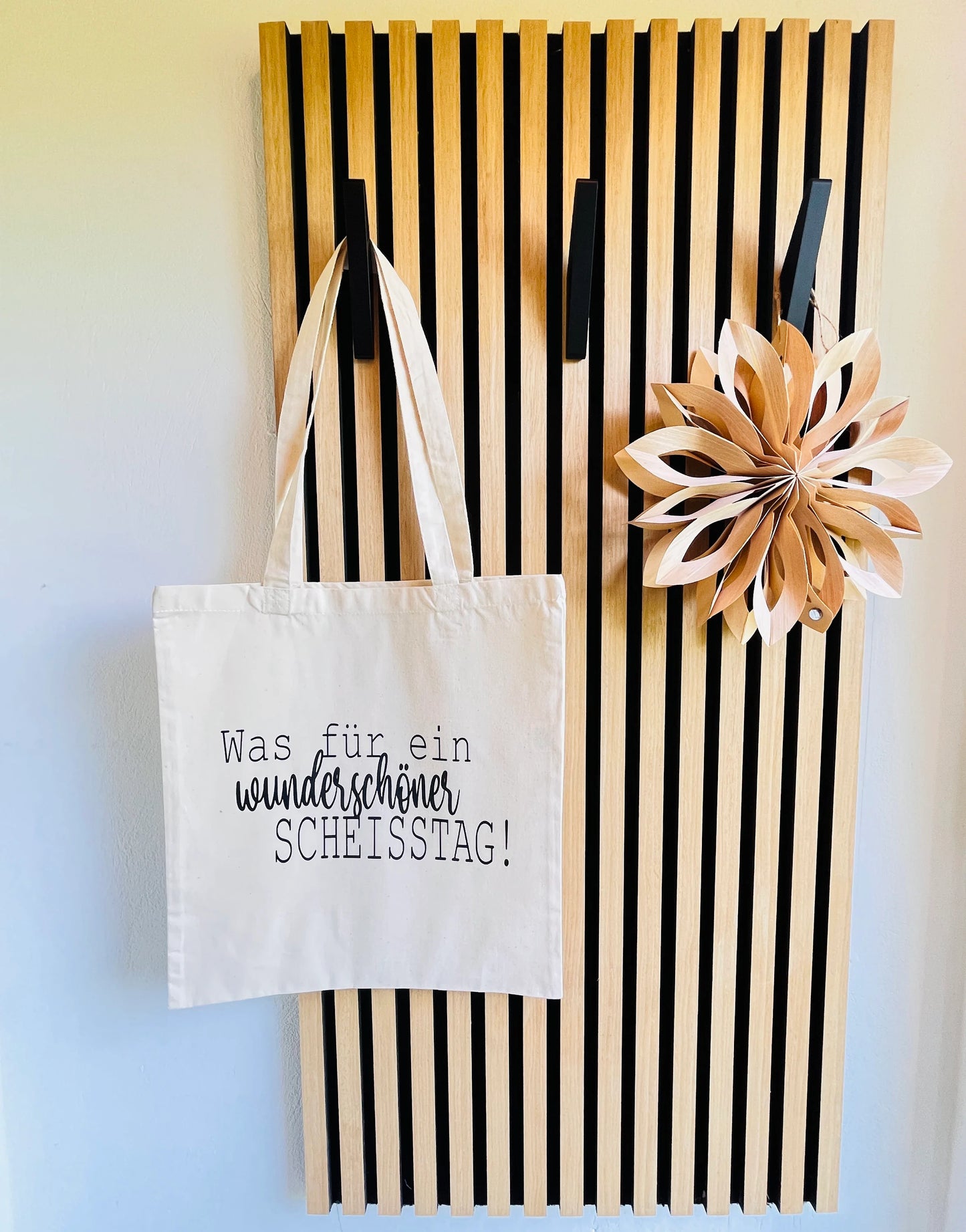 Jutetasche Shopper Was für ein wunderschöner Scheisstag!