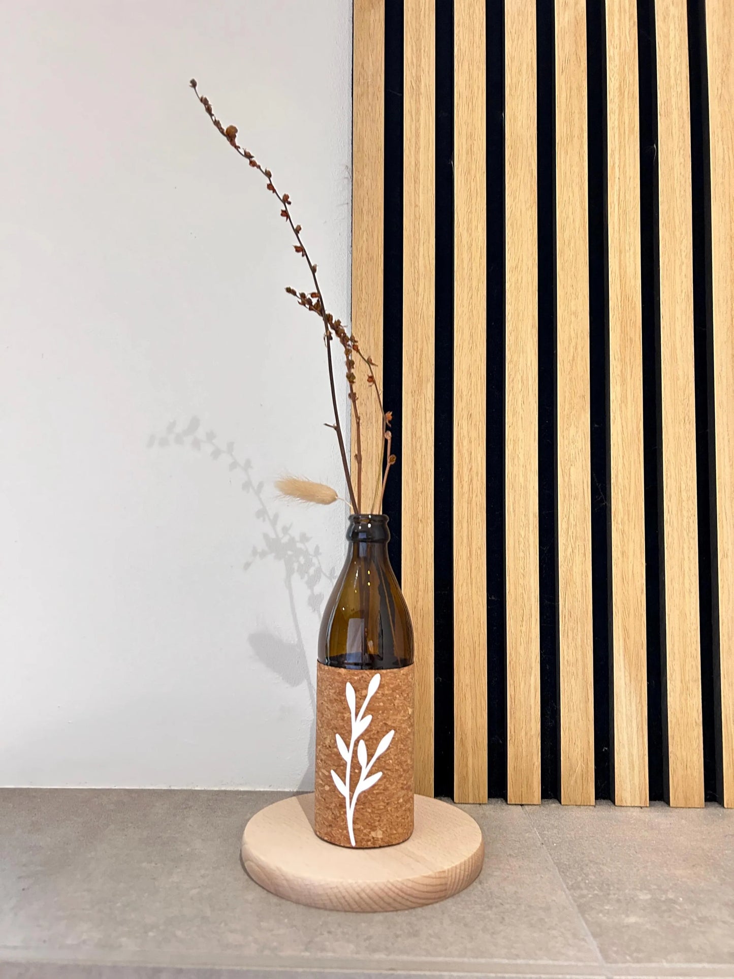 Upcycling Flasche Deko Herbst
