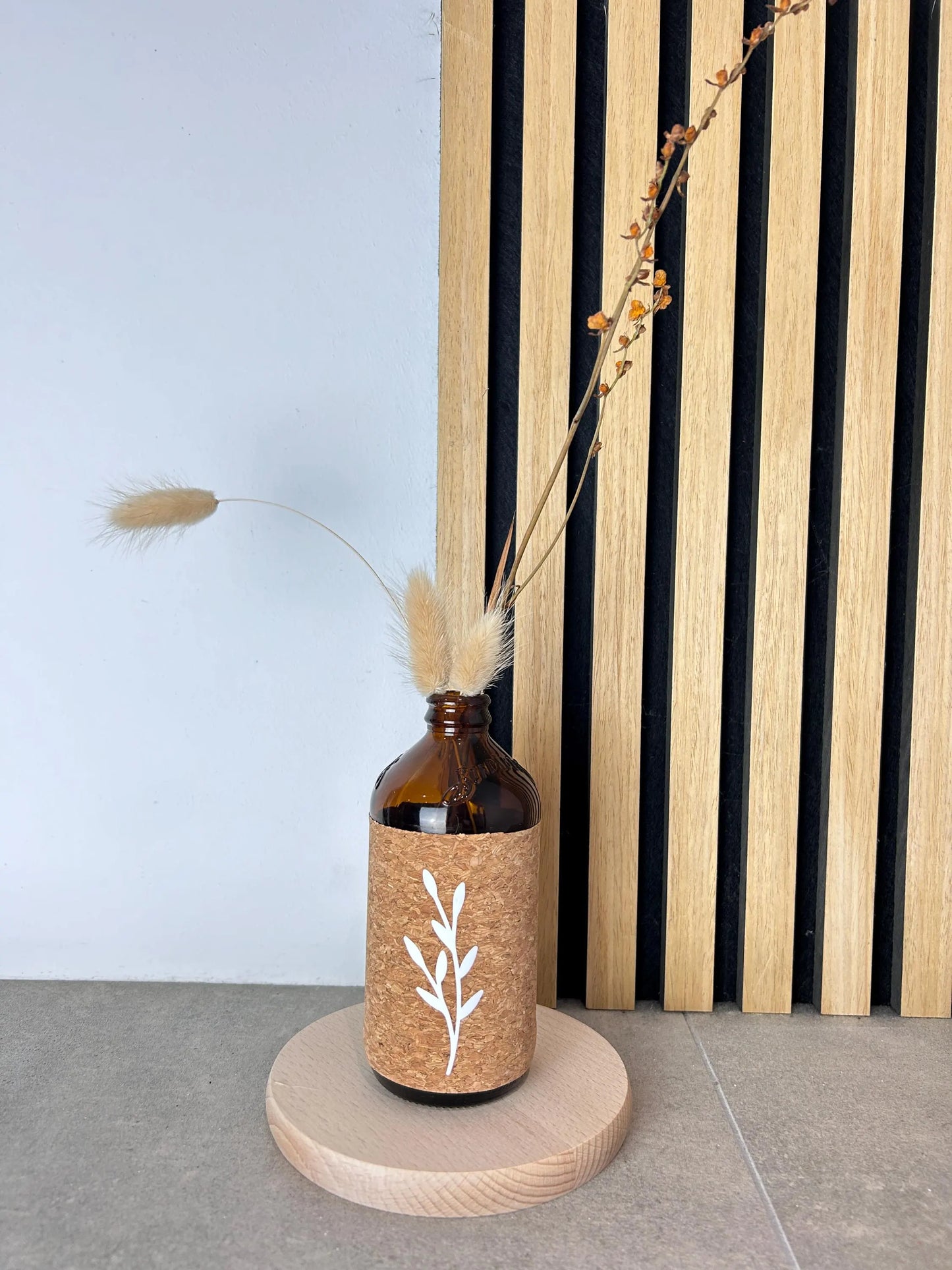 Upcycling Flasche Deko Herbst