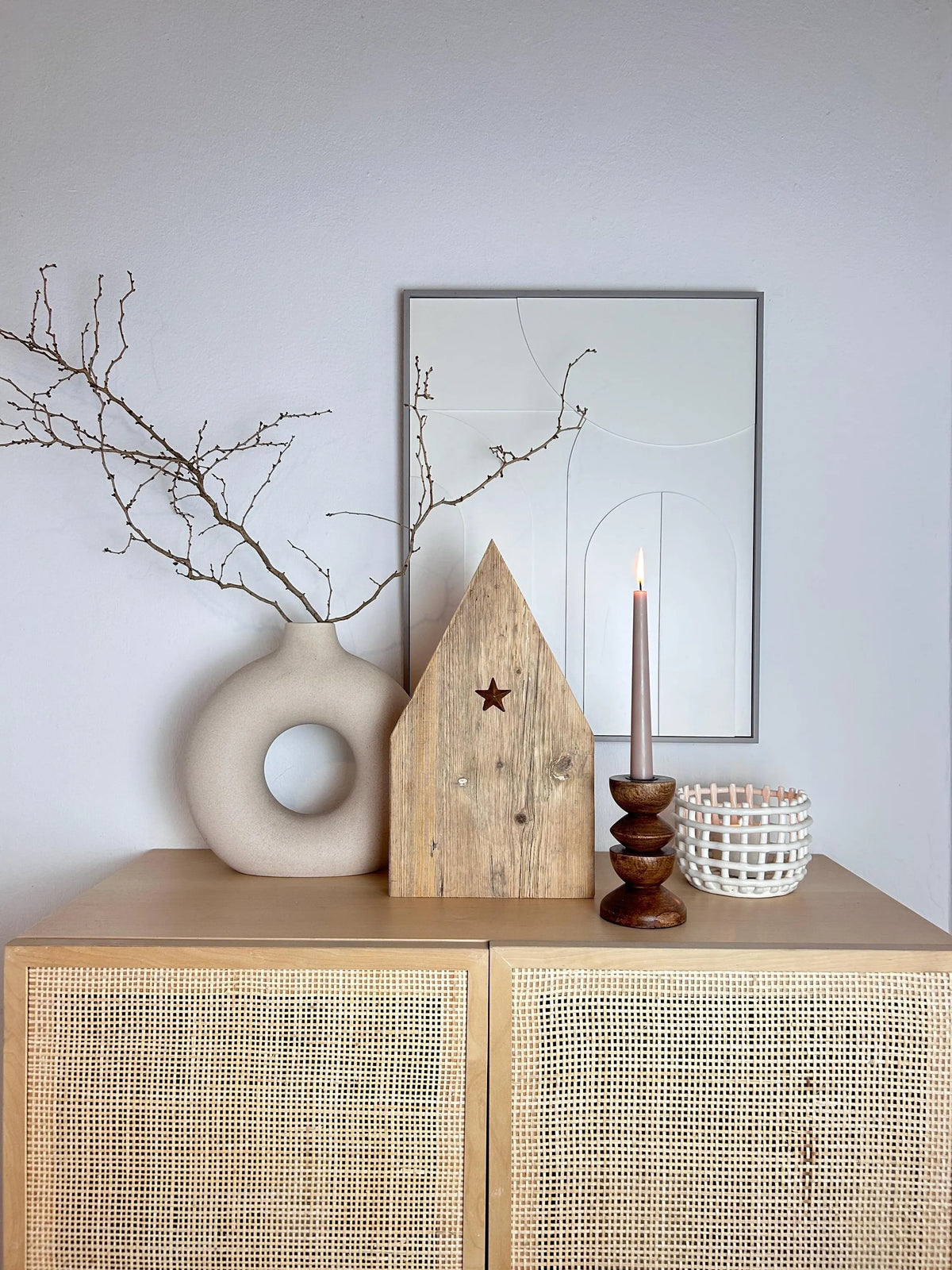 Upcycling Holzhaus mit Stern