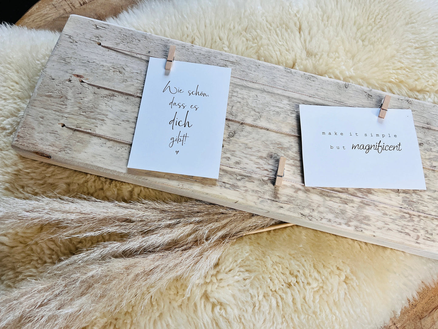 Upcycling Memoboard Gerüstbohle