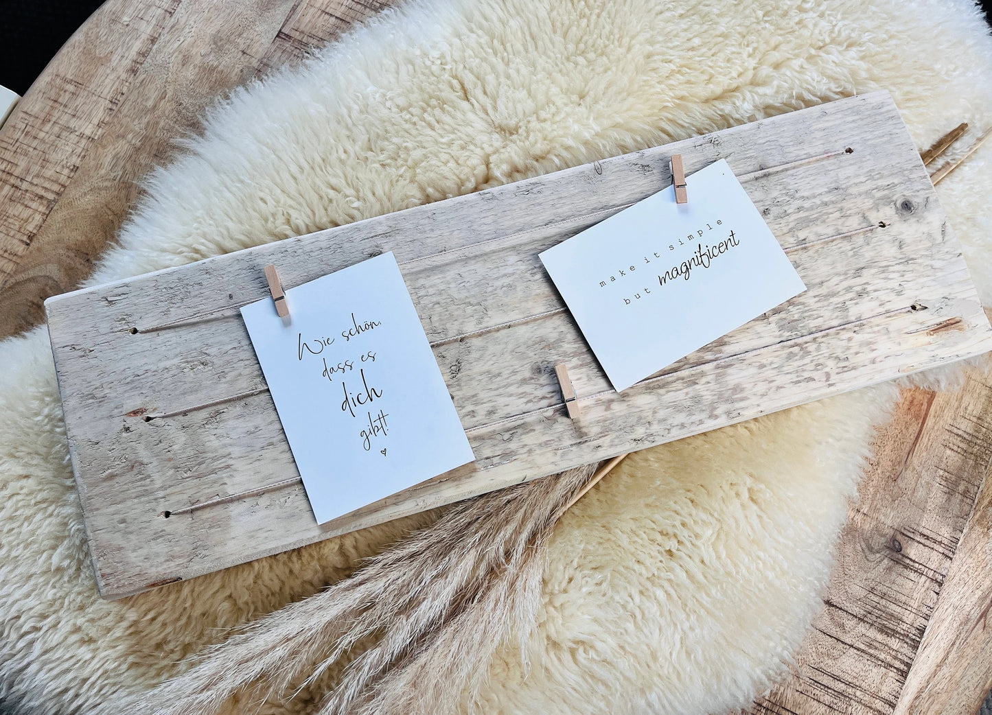 Upcycling Memoboard Gerüstbohle