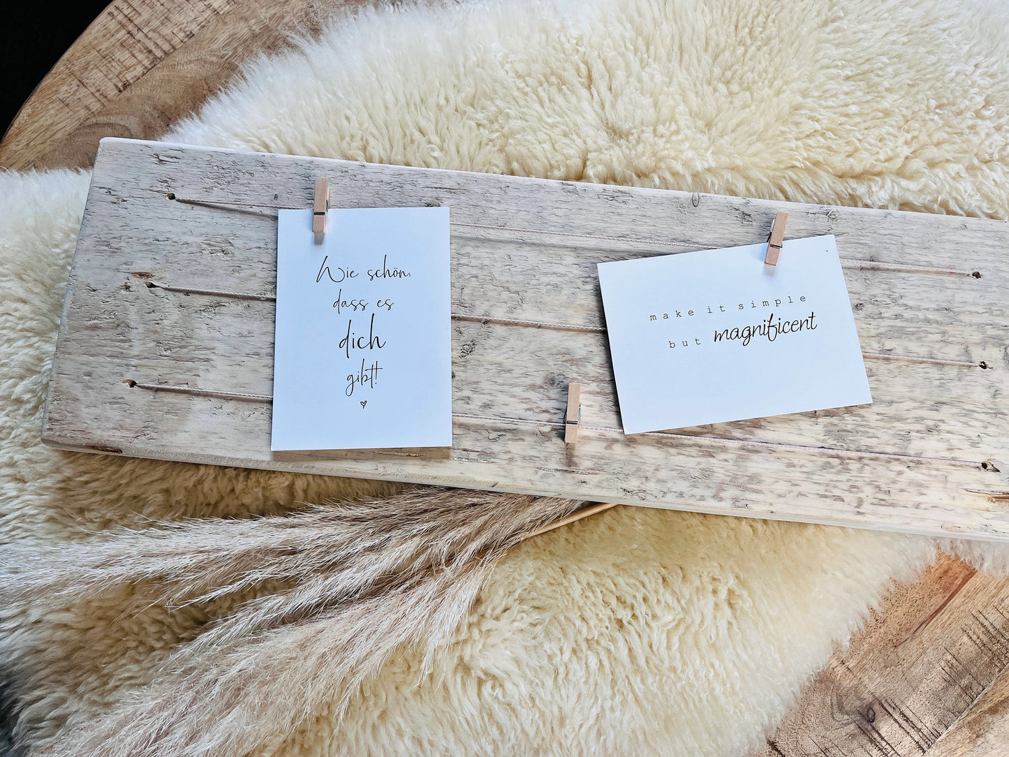 Upcycling Memoboard Gerüstbohle