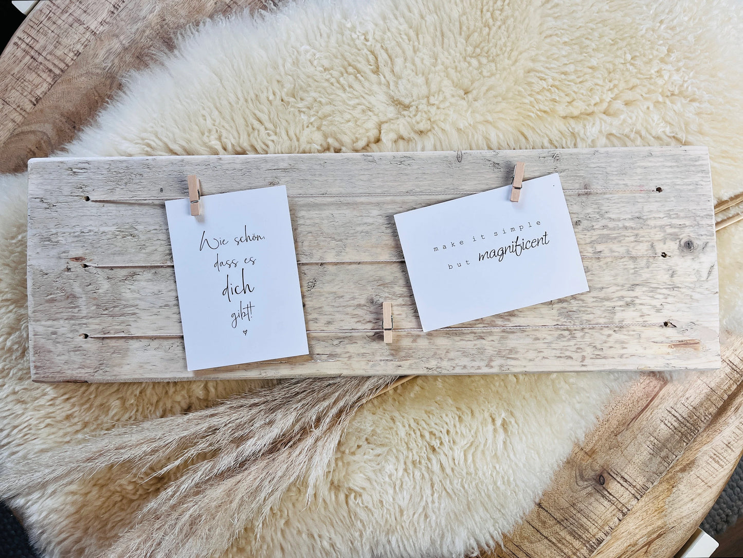 Upcycling Memoboard Gerüstbohle