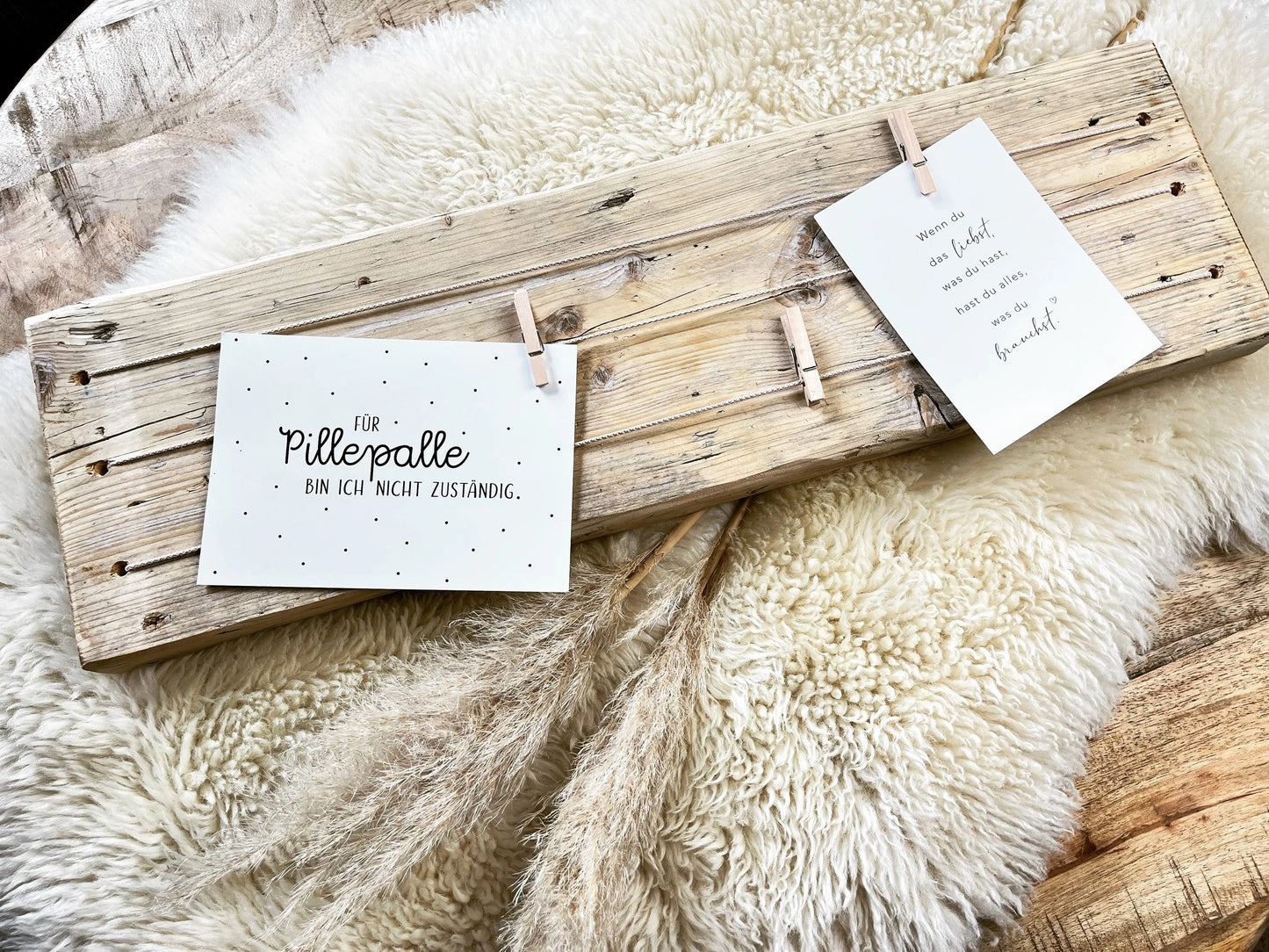 Upcycling Memoboard Gerüstbohle