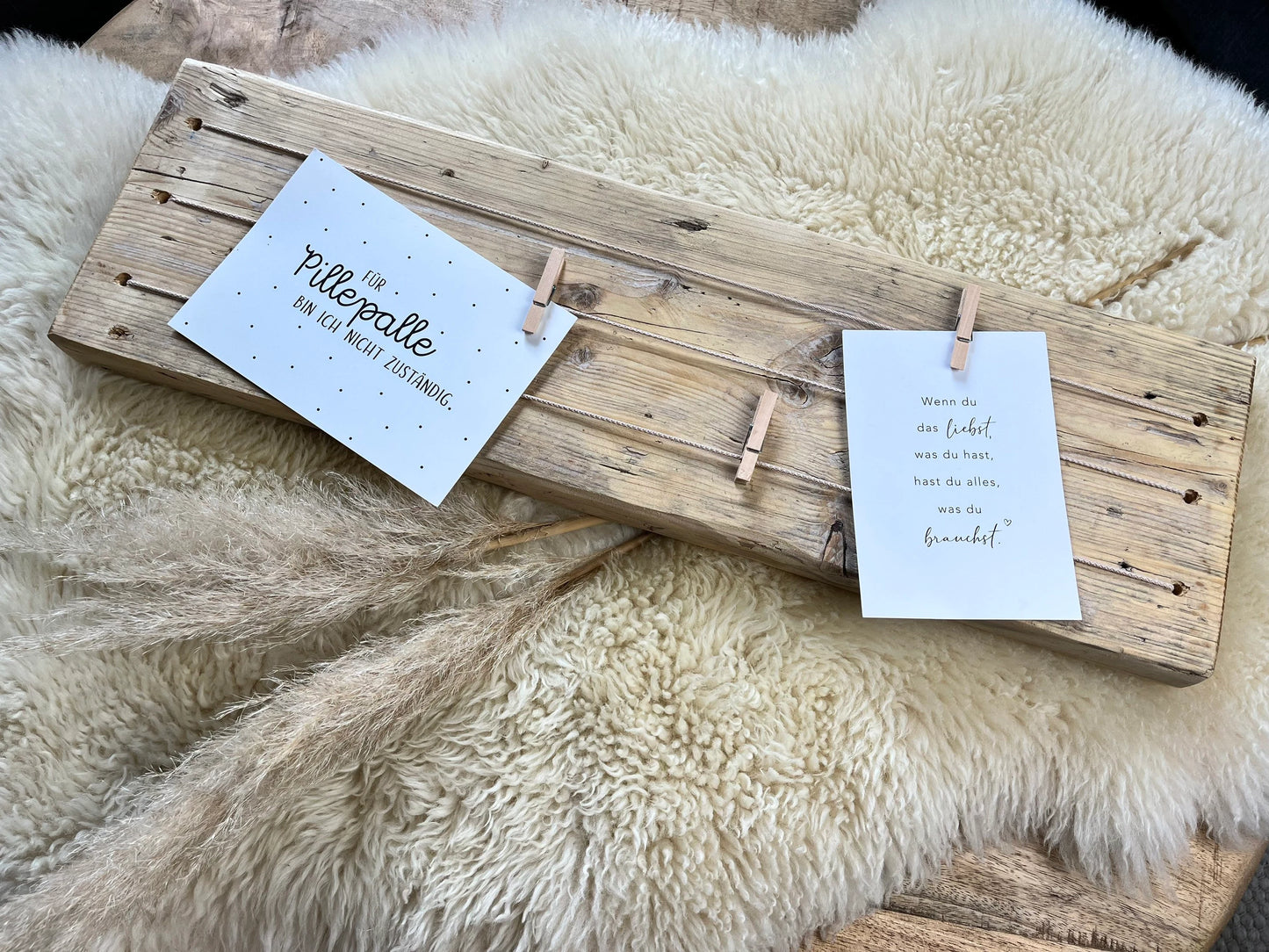 Upcycling Memoboard Gerüstbohle