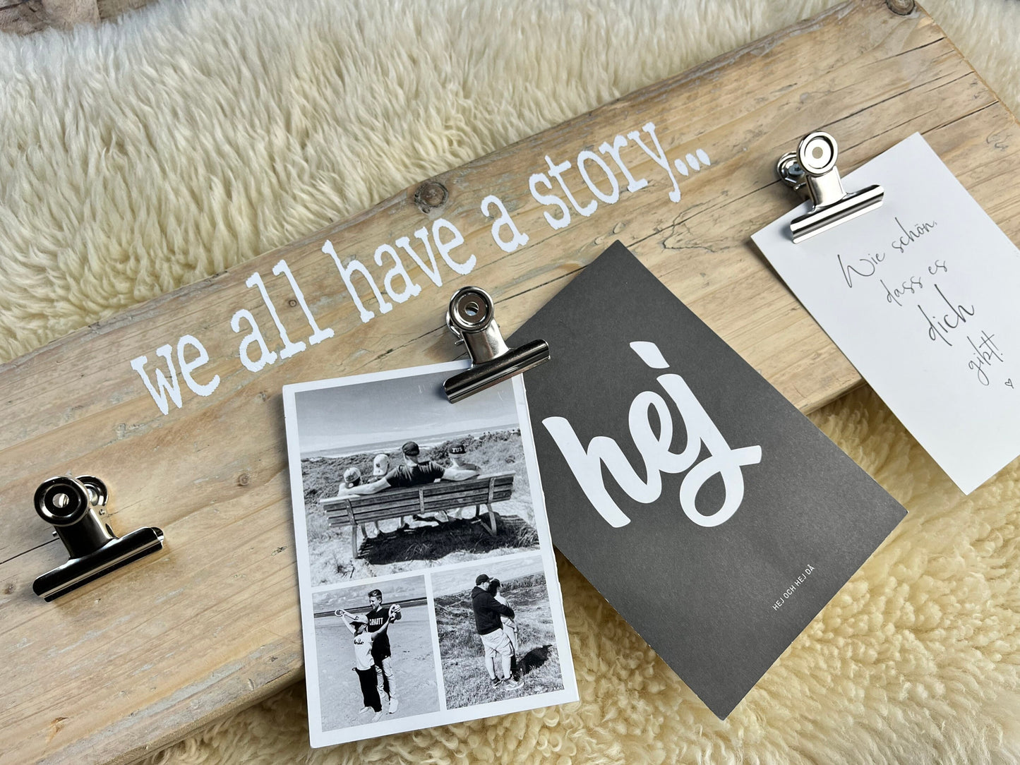 Upcycling Memoboard we all have a story