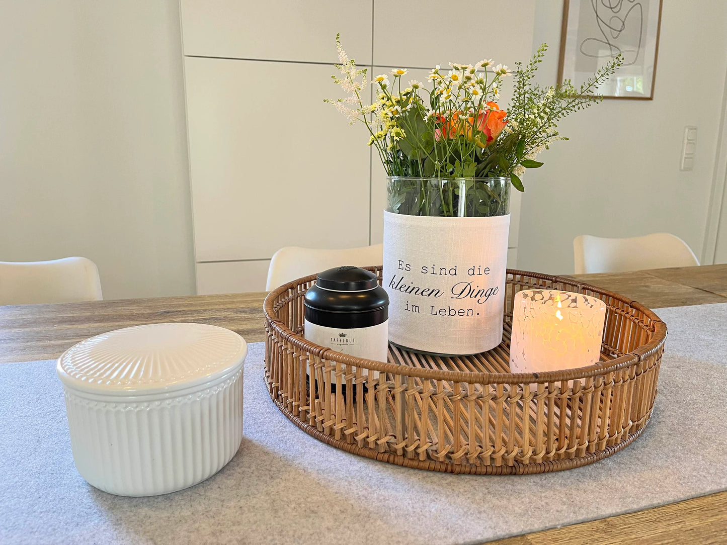 Vase die kleinen Dinge Windlicht