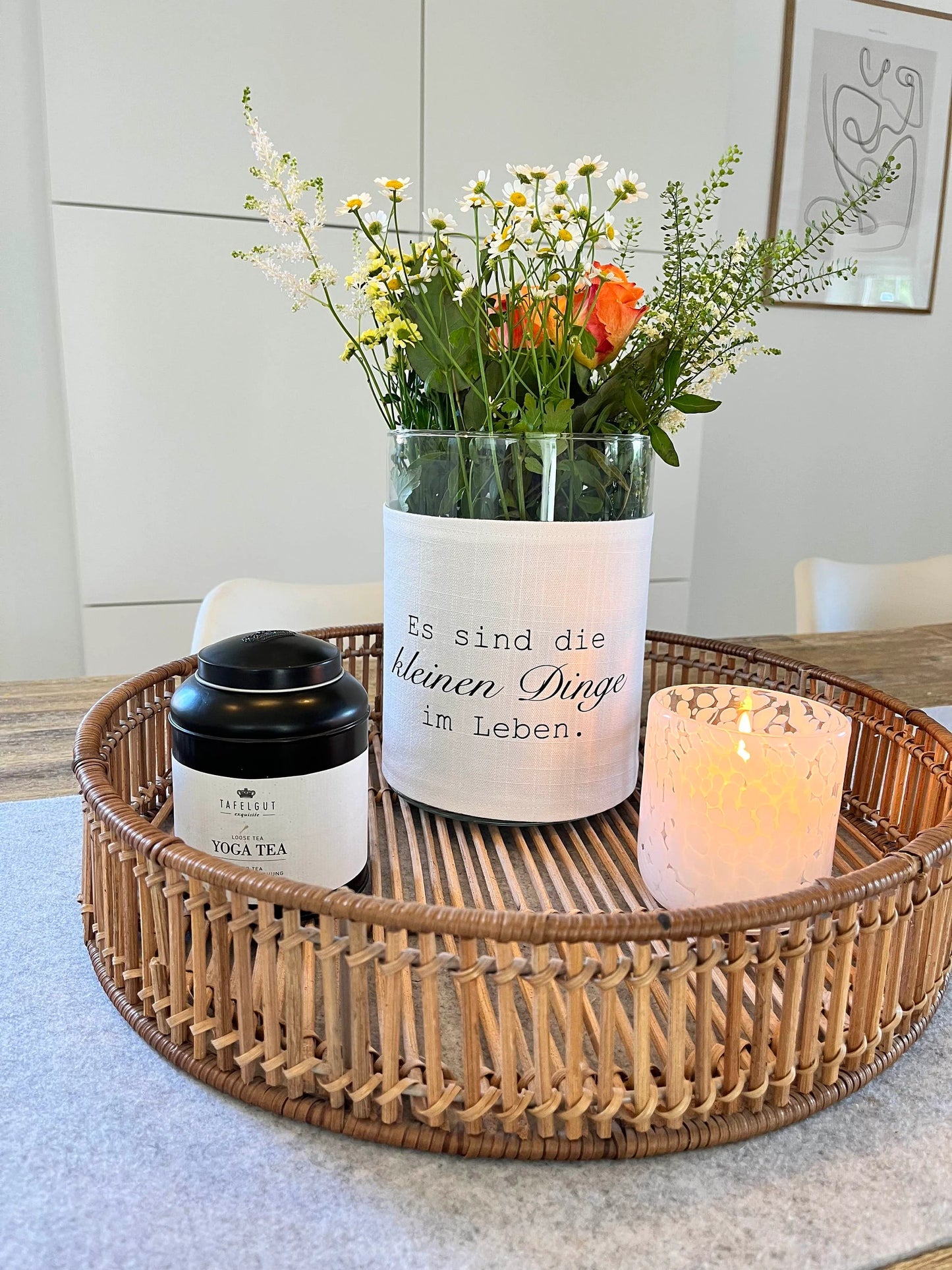 Vase die kleinen Dinge Windlicht
