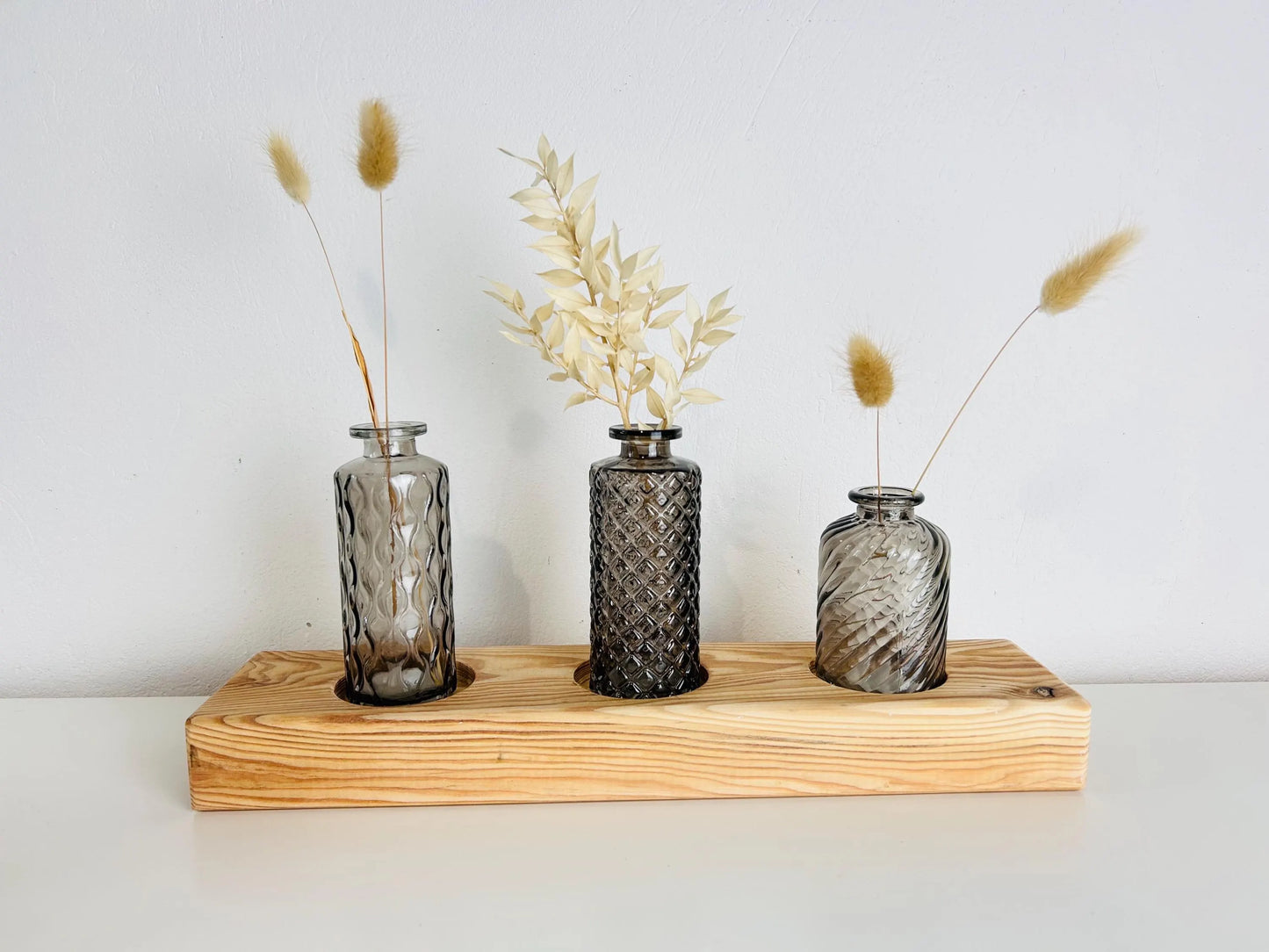 Upcycling Vasenbrett grau