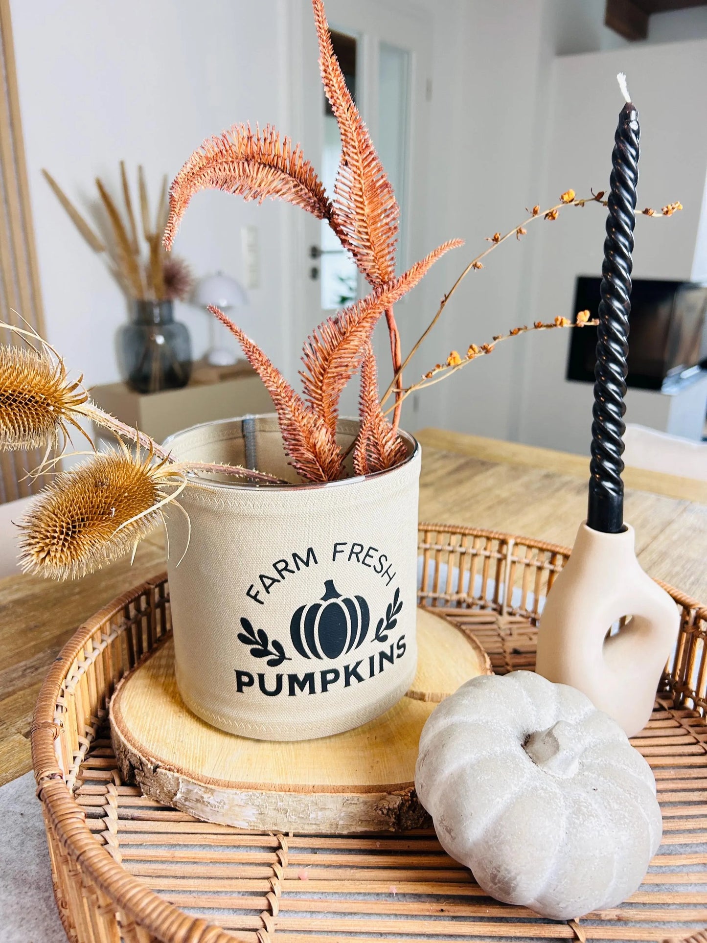Windlicht Vase Pumpkin