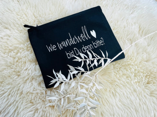 Kosmetiktasche wundervoll schwarz
