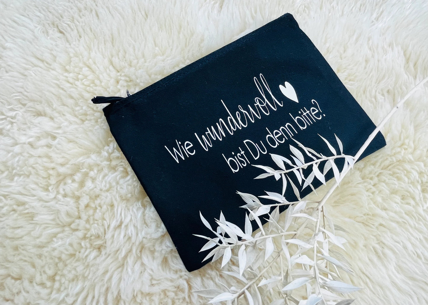 Kosmetiktasche wundervoll schwarz