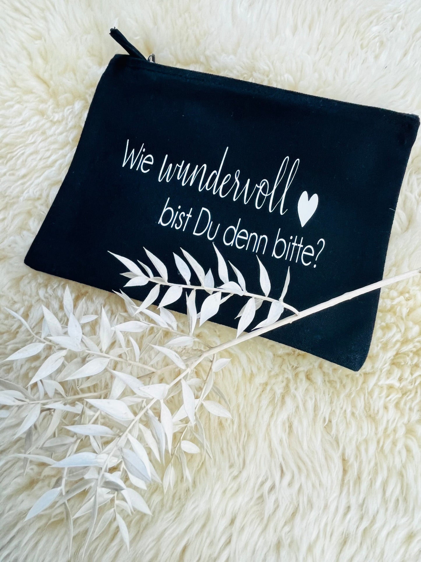 Kosmetiktasche wundervoll schwarz