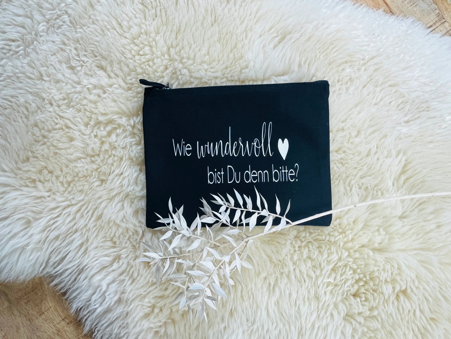 Kosmetiktasche wundervoll schwarz