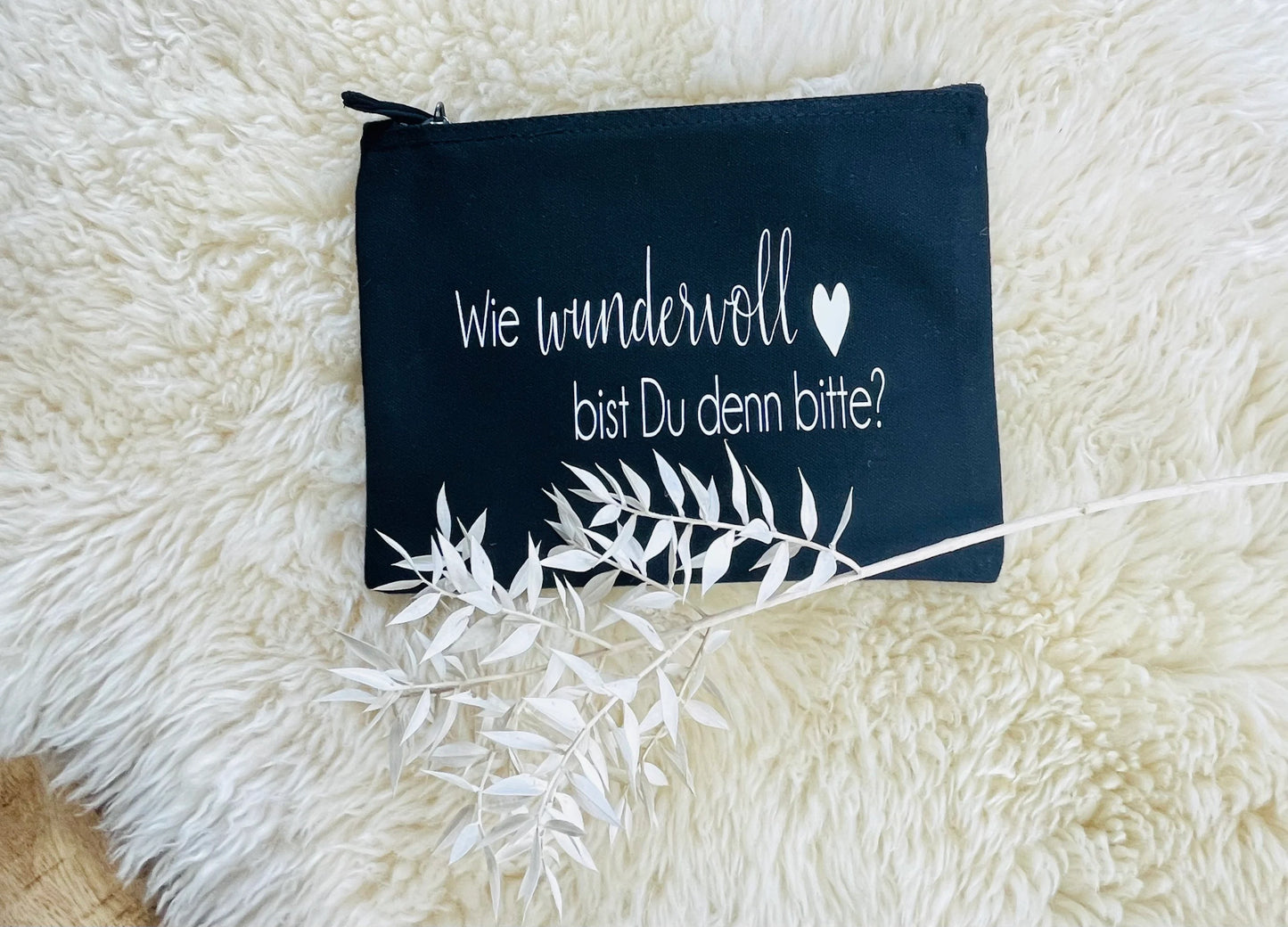 Kosmetiktasche wundervoll schwarz
