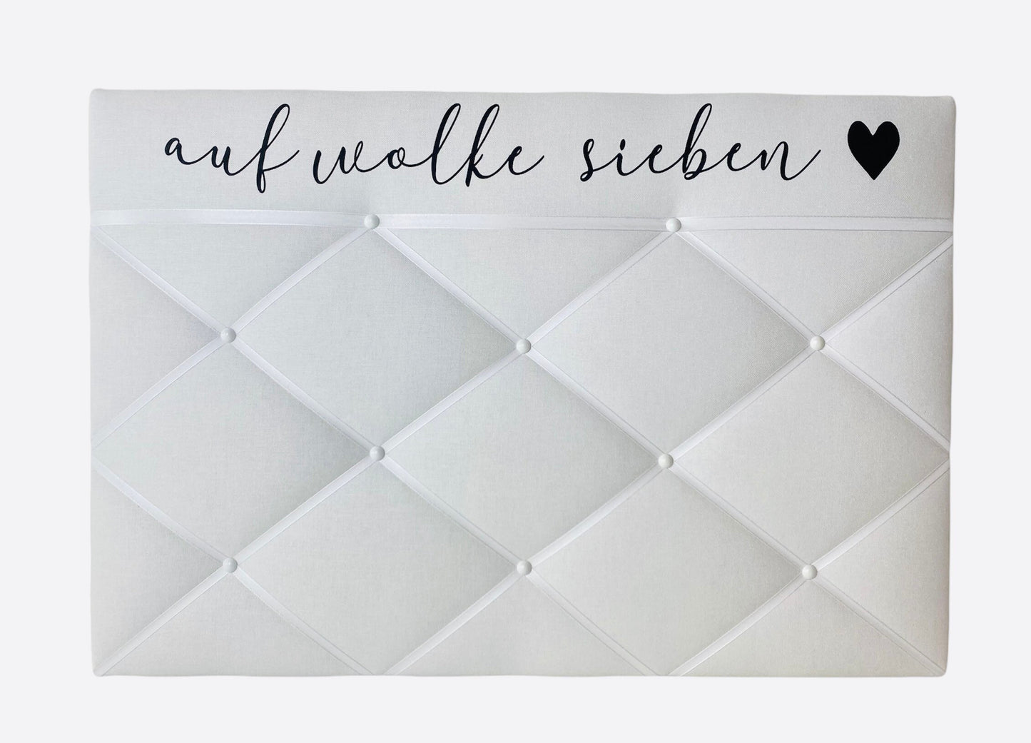 Memoboard auf wolke sieben Hochzeit