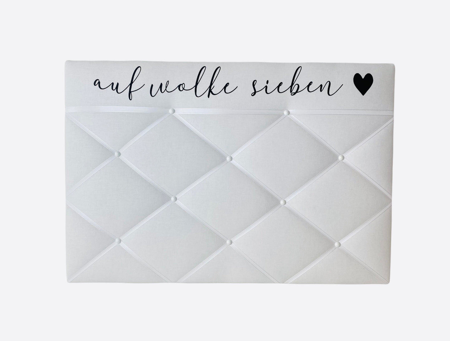 Memoboard auf wolke sieben Hochzeit