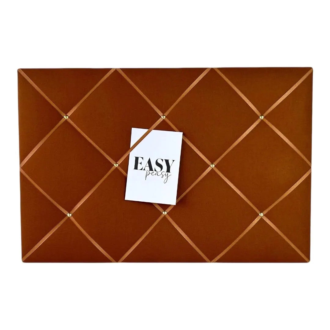 Memoboard cognac braun Wunschgröße