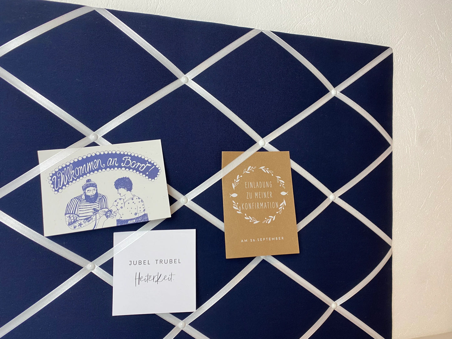 Memoboard marine Wunschgröße