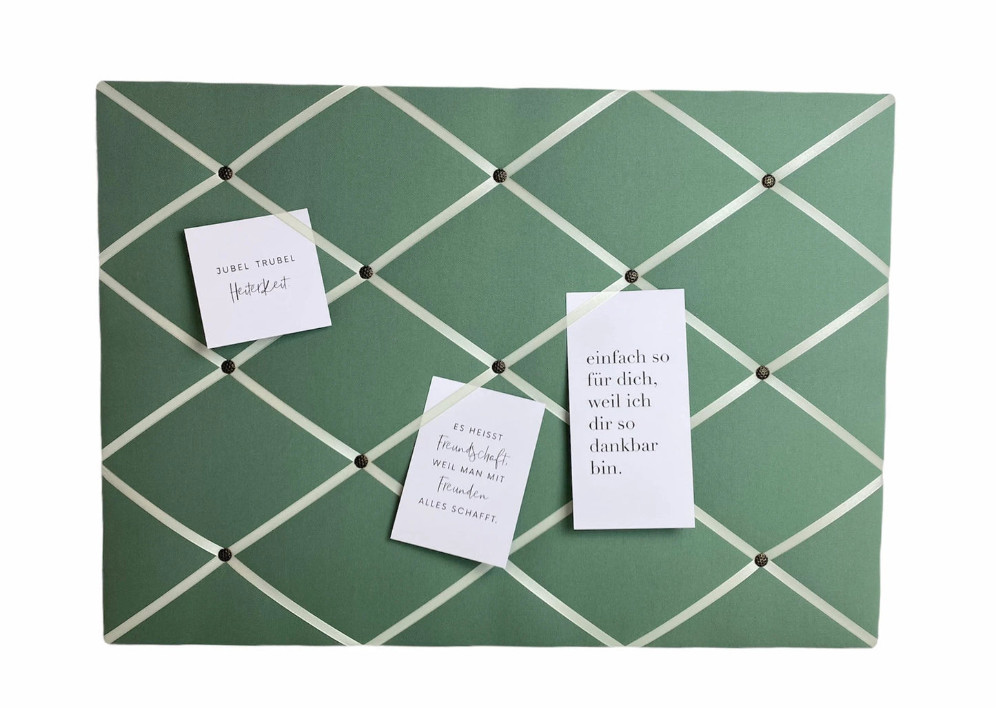 Memoboard Pistazie Wunschgröße