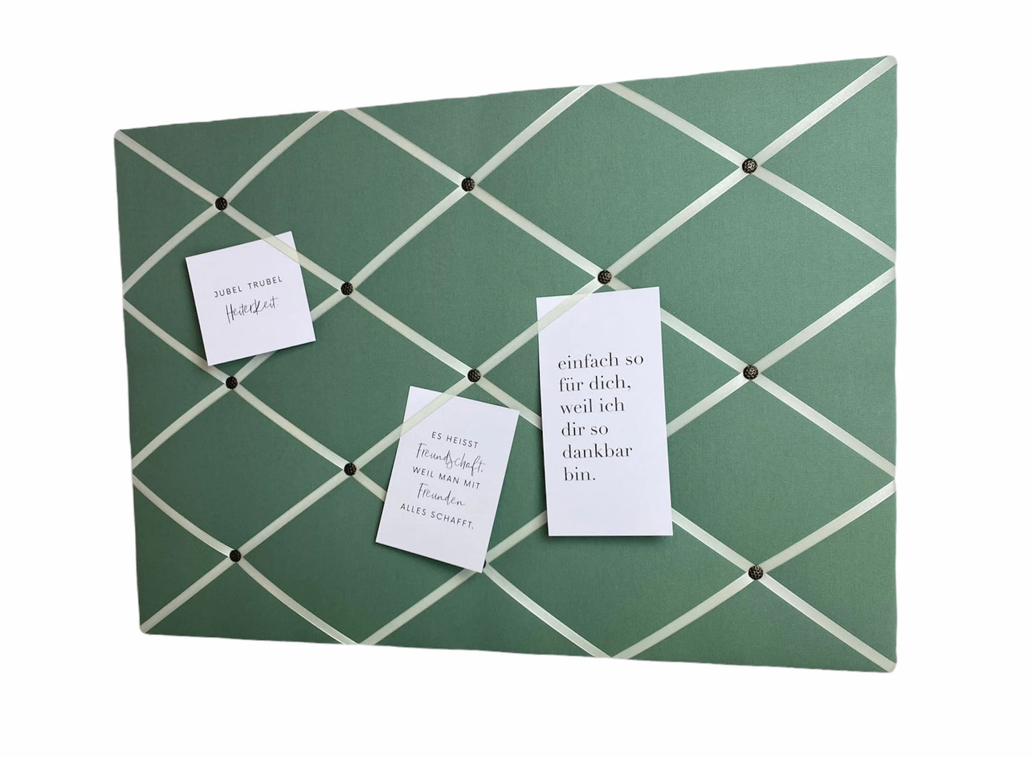 Memoboard Pistazie Wunschgröße