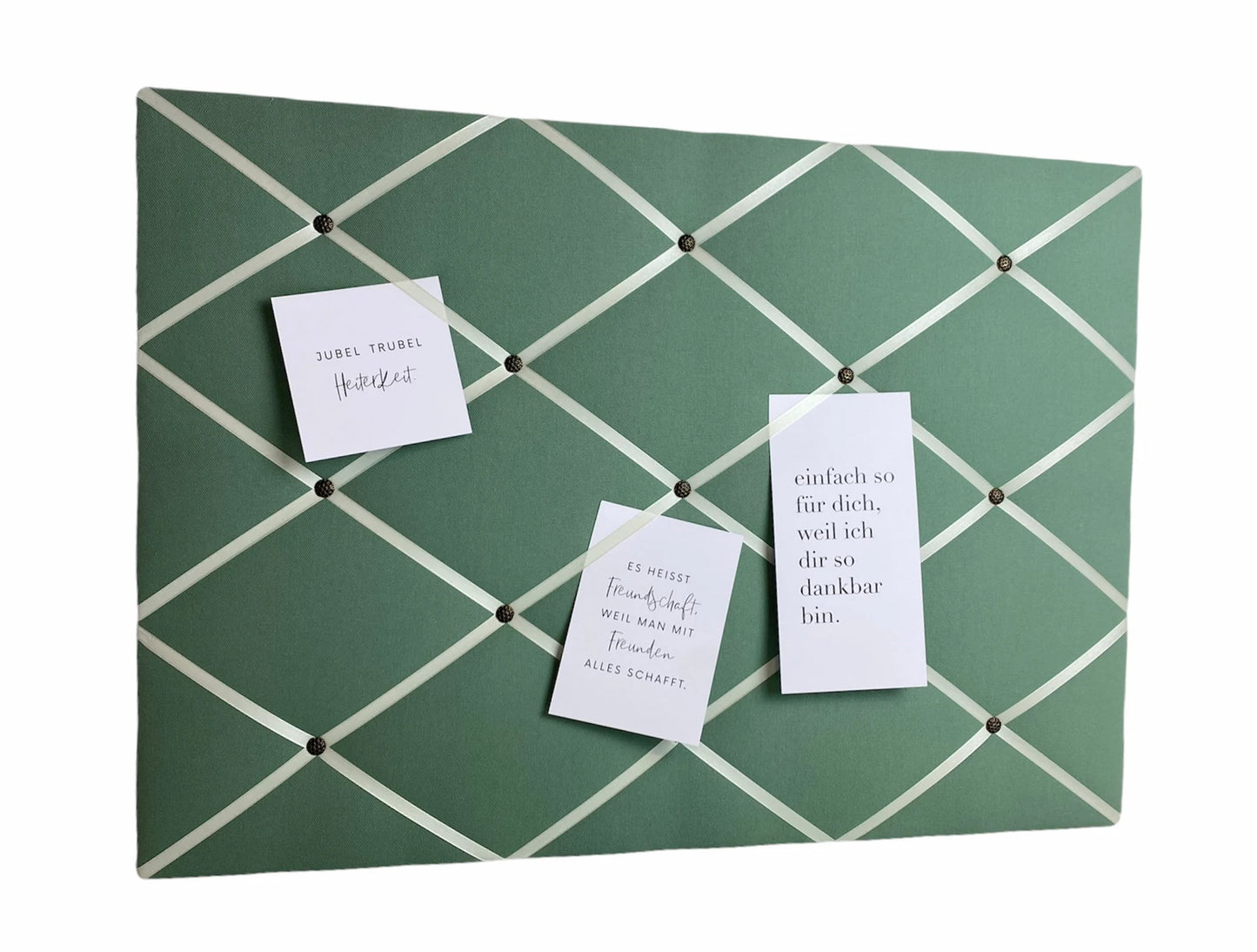 Memoboard Pistazie Wunschgröße